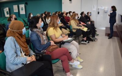 Early Childhood Education students from the Erasmushogeschool Brussel visit UManresa, attracted by the University’s scientific educational programmes